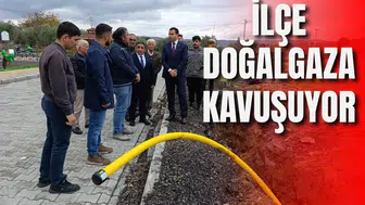 İlçeye doğalgaz için ilk adım atıldı