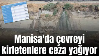 Manisa'da çevreyi kirletenlere ceza yağıyor