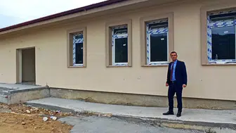 Sarıgöl'de yarım kalan okul projesi hızla tamamlanıyor