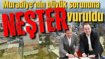 Muradiye’nin büyük sorununa neşter vuruldu