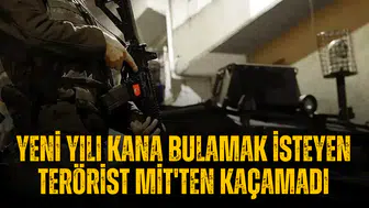 Yeni yılı kana bulamak isteyen terörist MİT'ten kaçamadı