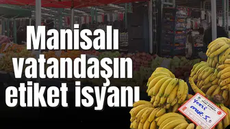 Manisalı vatandaşın etiket isyanı