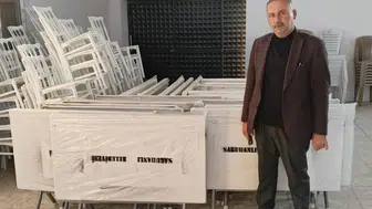 Saruhanlı Belediyesinden Mahallelere Masa Desteği