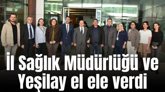 İl Sağlık Müdürlüğü ve Yeşilay el ele verdi