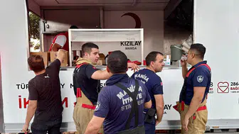 Manisa Türk Kızılay'dan orman yangınına destek