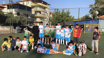 Kurs öğrencileri hem ilim hem de spor öğreniyor