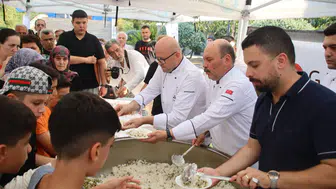 Manisa'da Ferdi Zeyrek’in anısına enginarlı pilav hayrı