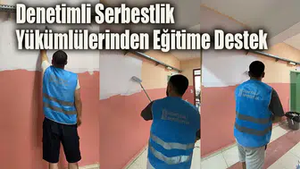 Denetimli Serbestlik Yükümlülerinden Eğitime Destek