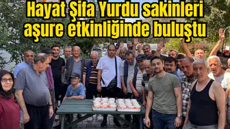 Hayat Şifa Yurdu sakinleri aşure etkinliğinde buluştu