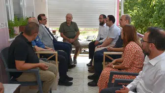 Kaymakam Güldoğan, şehit ailelesini ziyaret etti
