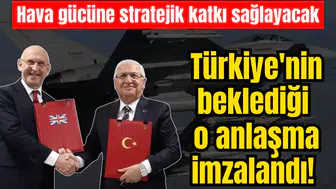 Türkiye'nin beklediği o anlaşma imzalandı! Hava gücüne stratejik katkı sağlayacak
