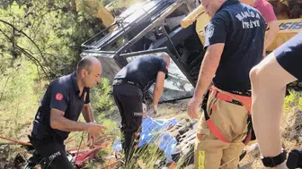 Manisa’da greyder devrildi: 1 ölü