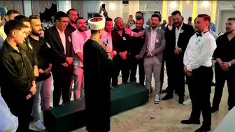Damada ölmeden cenaze töreni düzenlediler