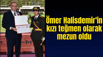 Ömer Halisdemir'in kızı teğmen olarak mezun oldu