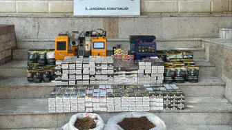 Manisa'da jandarma kaçak tütüne dur dedi!