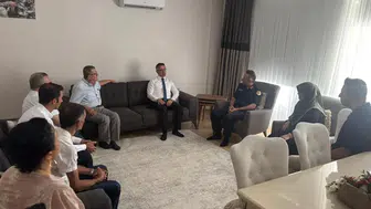 Kaymakam Koç'tan şehit ailesine ziyaret