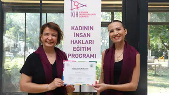 Kadın hakları eğitimini tamamladılar, sertifikalarını aldılar