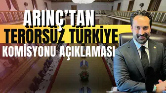 Arınç’tan Terörsüz Türkiye Komisyonu açıklaması