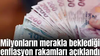 Milyonların merakla beklediği enflasyon rakamları açıklandı