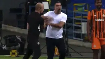 Shakhtar Donetsk-Panathinaikos maçında olanlar oldu! Arda Turan kırmızı kart gördü