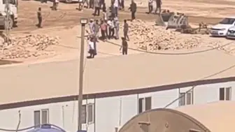 İnşaat işçileri birbirine girdi!