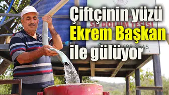 Çiftçinin yüzü Ekrem Başkan ile gülüyor