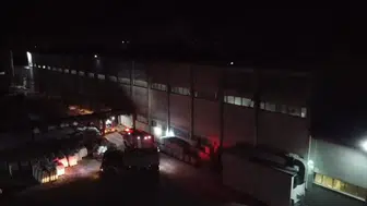 Kâğıt fabrikasında korkutan yangın