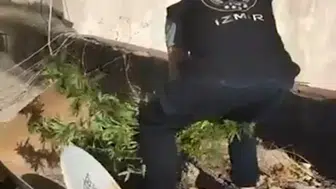 Tarihi mekanda uyuşturucu operasyonu