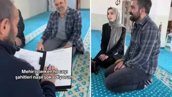 Gelinin mehir talebi imamı da şaşırttı: Damat sen ne diyorsun bu işe?