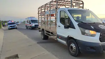 Genç sporcuya tüp kamyonu çarptı