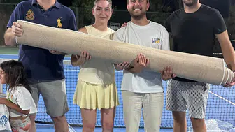 Manisa'da tenis şampiyonları ödüllendirildi