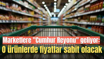 Marketlere "Cumhur Reyonu" geliyor: O ürünlerde Fiyatlar sabit olacak