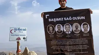 AKUT şehitleri Reşko’nun zirvesinde anıldı