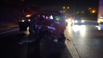 Minibüsler çarpıştı: 9 yaralı