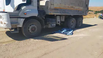 Yol inşaatında iş kazası: 1 ölü