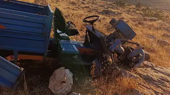 Patpat şarampole devrildi: 1 yaralı