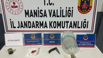 Manisa'da şüphelinin üzerinden çıkan pes dedirtti