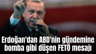 Erdoğan'dan ABD'nin gündemine bomba gibi düşen FETÖ mesajı