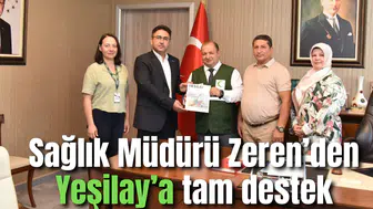 Sağlık Müdürü Zeren’den Yeşilay’a tam destek