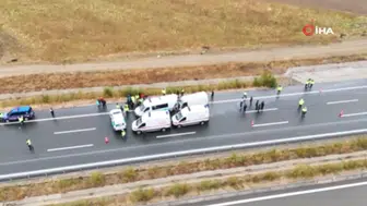 Minibüs jandarma aracına çarptı: 2 jandarma şehit, 1 vatandaş hayatını kaybetti