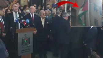 Netanyahu'ya soğuk duş! Avrupa'nın göbeğinde dalgalanan bayrağa bakın