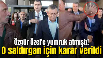Özgür Özel'e yumruk atmıştı! O saldırgan için karar verildi