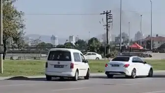 Önce çarptı sonra kaçtı