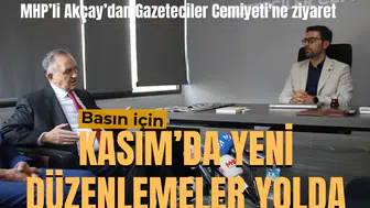 MHP’li Akçay’dan Gazeteciler Cemiyeti'ne ziyaret