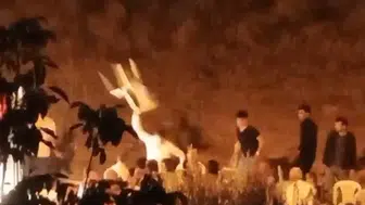 Düğünde gelin damat tarafı birbirine girdi