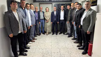 Akhisar'da esnaf odalarından Hasan Geriter'e destek