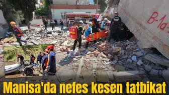 Manisa'da nefes kesen tatbikat