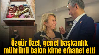 Özgür Özel, genel başkanlık mührünü bakın kime emanet etti