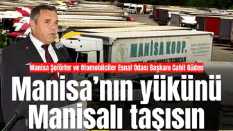 Manisa’nın yükünü Manisalı taşısın