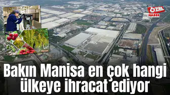 Bakın Manisa en çok hangi ülkeye ihracat ediyor